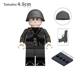Oficial italiano con M34 - WWII - Soldados - Minifigura