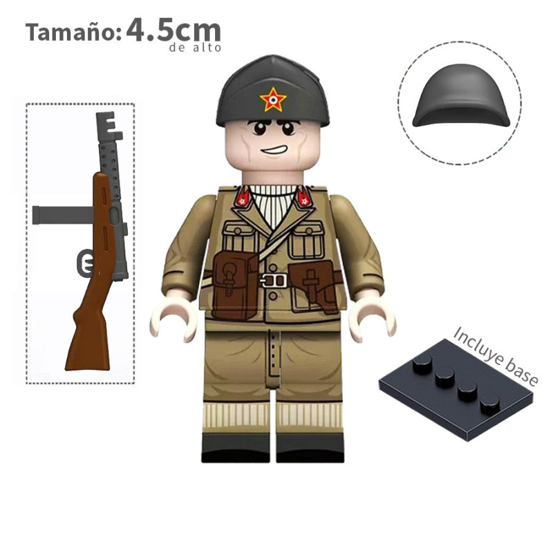 Soldado Brigada Garibaldi - WWII - Soldados - Minifigura