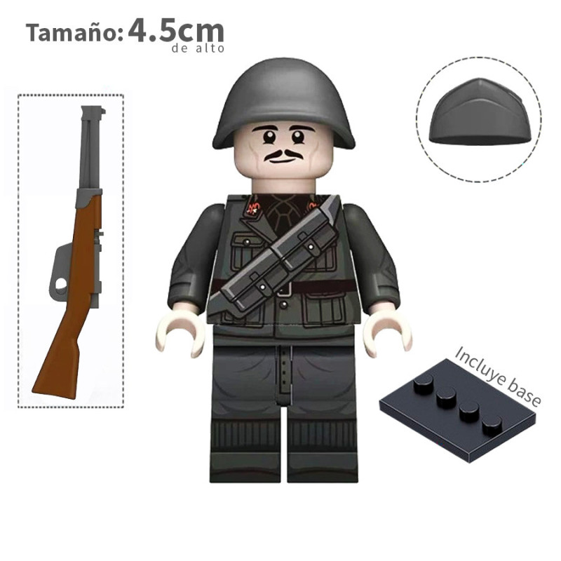 Soldado Infanteria Italiana - WWII - Soldados - Minifigura