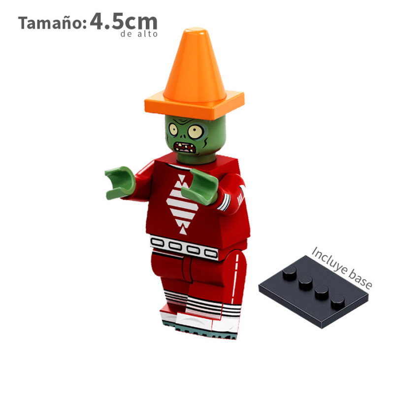 Zombie Caracono de año zoolunar - Plantas v Zombies - Minifigura