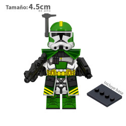 Soldado Clone v1 - Unidad Doom - Star Wars - Minifigura
