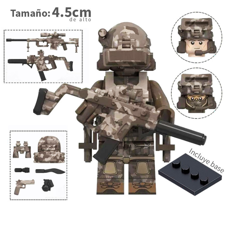 Fuerzas especiales SSO - Soldados - Minifigura