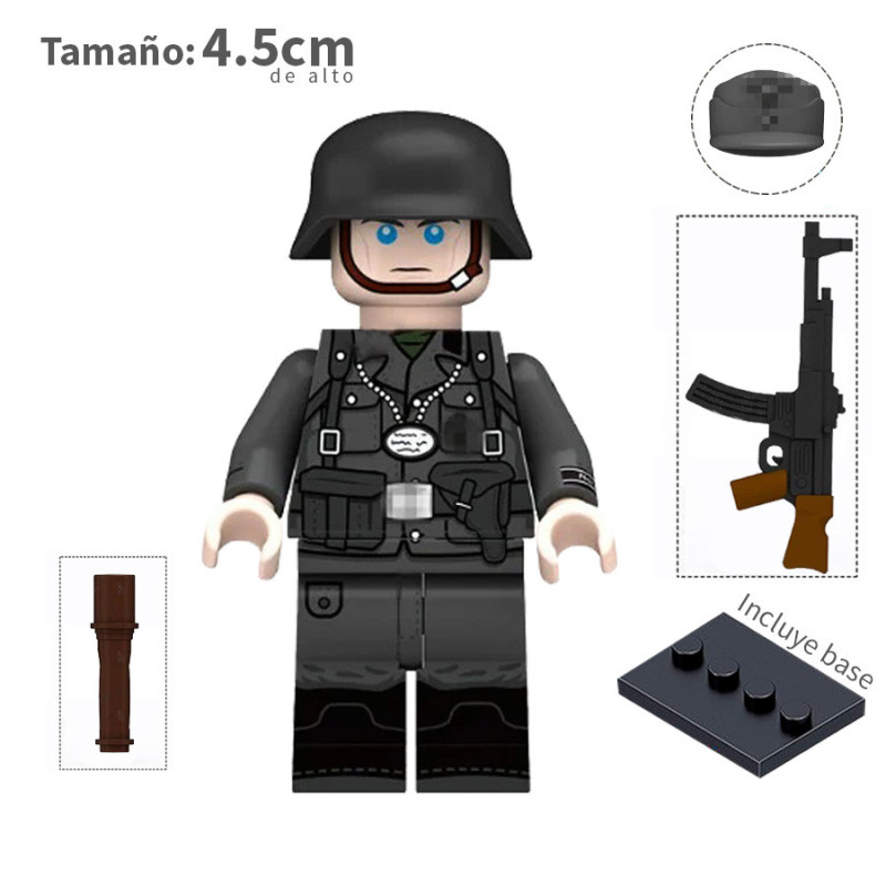 Soldado Aleman ocuapcion Dinamarca - WWII - Soldados - Minifigura