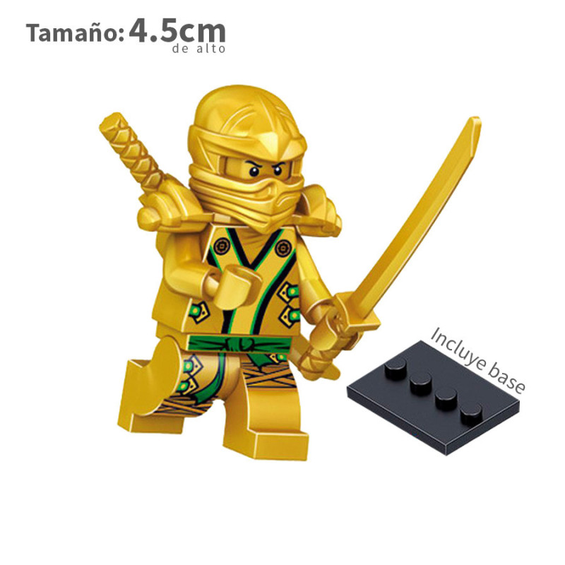 Lloyd ninja dorado v2 - Ninjago - Minifigura
